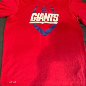 New York Giants Red Dri-Fit Shirt